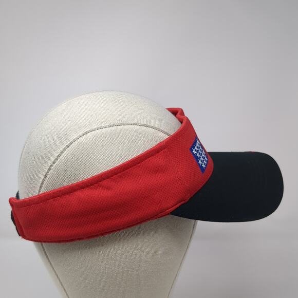 Toyota Grand Prix Of Long Beach Strapback Sun Visor Cap Red One Size My Hat Guy - Picture 5 of 9